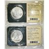 Image 2 : 2-BU 2009 AMERICAN SILVER EAGLES