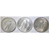 Image 2 : 1923, 23-S & 24 DECENT CIRC PEACE DOLLARS