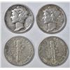 Image 2 : 100-MIXED DATE CIRC MERCURY DIMES