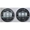 Image 1 : 2-2015 BU 1-OZ SILVER AUSTRIA PHILHARMONIC COINS