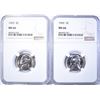 Image 1 : (2) 1965 JEFFERSON NICKELS NGC MS-66