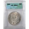 Image 1 : 1896 MORGAN DOLLAR, ICG MS-63