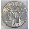 Image 2 : 1935 PEACE DOLLAR, ICG MS-62
