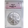 Image 1 : 2015 AMERICAN SILVER EAGLE, PNA PERFECT GEM  BU