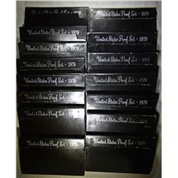 15-1979 U.S. PROOF SETS IN NICE ORIG PACKAGING