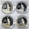 Image 2 : 4-1986 LIBERTY PROOF COMMEM DOLLARS ORIG PACKAGING