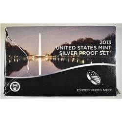 2013 SILVER PROOF SET TORN PACKAGING