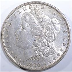 1880-O MORGAN DOLLAR, AU