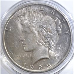 1925 PEACE DOLLAR, CH BU