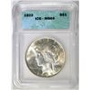Image 1 : 1923 PEACE DOLLAR, ICG MS-64