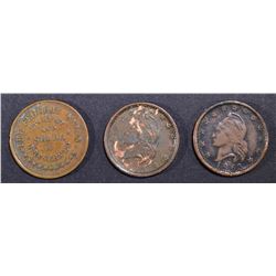 3-1863 ARMY & NAVY CIVIL WAR TOKENS