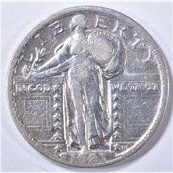 1921 STANDING LIBERTY QUARTER VF/XF