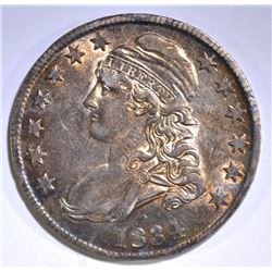 1834 BUST HALF DOLLAR AU/BU COLOR