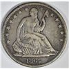 Image 1 : 1865-S SEATED LIBERTY HALF XF