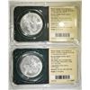 Image 2 : 2-BU 2009 AMERICAN SILVER EAGLES