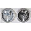 Image 1 : 2-BU 2016 AUSTRALIA 1-Oz SILVER KANGAROO COINS