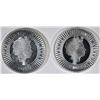 Image 2 : 2-BU 2016 AUSTRALIA 1-Oz SILVER KANGAROO COINS