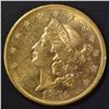 Image 1 : 1874-S $20 GOLD LIBERTY CH BU