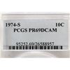 Image 3 : 1974-S ROOSEVELT DIME PCGS PR69 DCAM