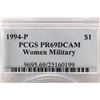 Image 3 : 1994-P WOMEN IN THE MILITARY COMMEMORATIVE SILVER