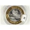 Image 2 : CASINO $10 SILVER TOKEN (UNC) 1979-2004 25TH