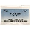 Image 3 : 1965 SMS 40% SILVER JOHN F. KENNEDY HALF PCGS SP65