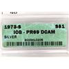 Image 3 : 1973-S IKE SILVER DOLLAR ICG PR69 DCAM