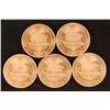 Image 2 : 5 ASSORTED ONE HALF OUNCE .999 COPPER ROUNDS