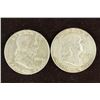 Image 1 : 1962-D & 1963-D FRANKLIN HALF DOLLARS