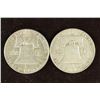 Image 2 : 1962-D & 1963-D FRANKLIN HALF DOLLARS