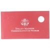Image 3 : 1999 DOLLEY MADISON COMMEMORATIVE UNC SILVER