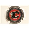 Image 1 : 2009 CANADA SILVER DOLLAR CALGARY FLAMES LOGO