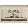 Image 3 : 2009 CANADA SILVER DOLLAR CALGARY FLAMES LOGO