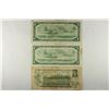 Image 2 : 2-1954 & 1-1973 CANADA $1 BILLS