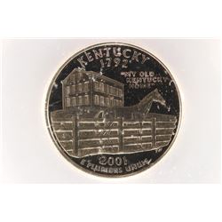 2001-S KENTUCKY QUARTER ICG PR70 DCAM