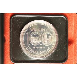 1974 CANADA WINNIPEG PROOF SILVER DOLLAR