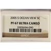 Image 3 : 2005-S OCEAN IN VIEW NICKEL NGC PF67 ULTRA CAMEO