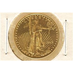 2015 AMERICAN $5 GOLD EAGLE 1/10 OZ. BRILLIANT UNC