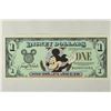 Image 1 : 1998 DISNEY DOLLAR CRISP UNC