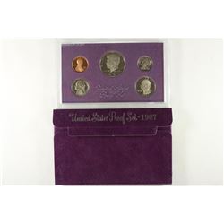 1987 US PROOF SET (WITH BOX)