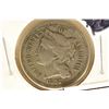 Image 1 : 1874 THREE CENT PIECE (NICKEL) (FINE)