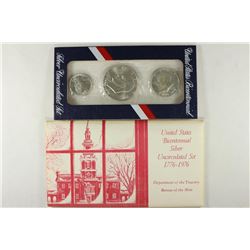 1976 US BICENTENNIAL SILVER UNC SET