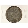 Image 2 : 1939 GERMAN SILVER 2 MARKS WITH SWASTIKA