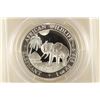 Image 1 : 2017 SILVER 100 SHILLINGS SOMALIA AFRICAN ELEPHANT