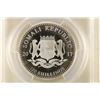 Image 2 : 2017 SILVER 100 SHILLINGS SOMALIA AFRICAN ELEPHANT