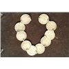 Image 1 : SILVER BRACELET MADE OUT OF 10-GREAT BRITAIN
