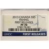 Image 3 : 2013 CANADA SILVER $3 FISHING NGC PF70 FIRST