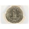 Image 2 : 1962 WASHINGTON SILVER QUARTER PCGS MS66