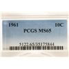 Image 3 : 1961 SILVER ROOSEVELT DIME PCGS MS65 TONED