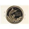 Image 2 : 1976 BAHAMAS SILVER PROOF 50 CENTS .2667 OZ. ASW